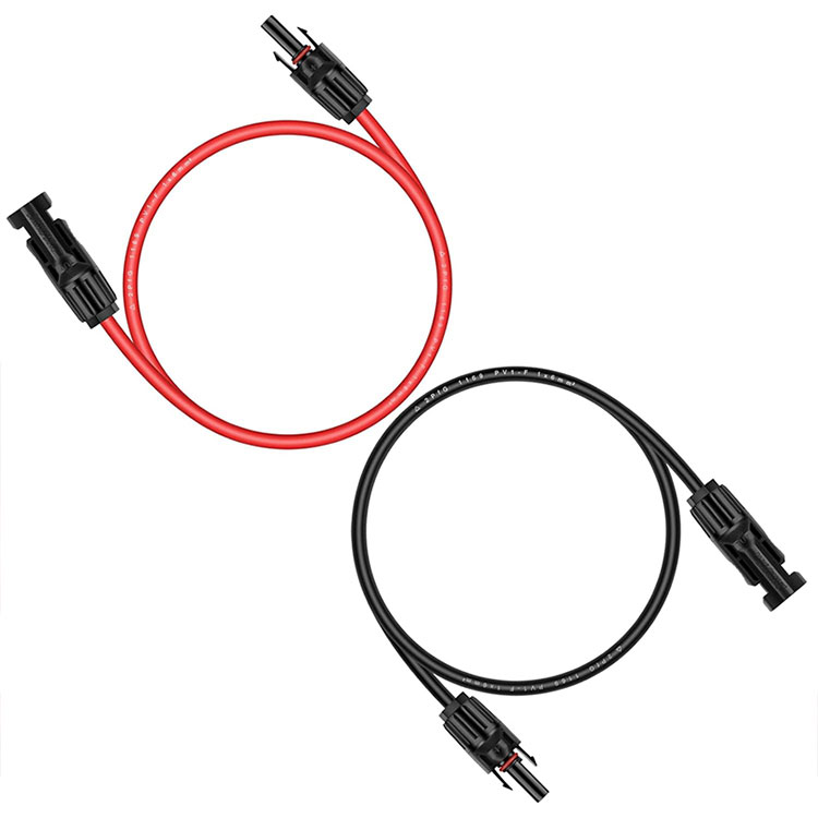 সোলার চার্জ কন্ট্রোলারের জন্য 3Ft 10AWG ফটোভোলটাইক কেবল